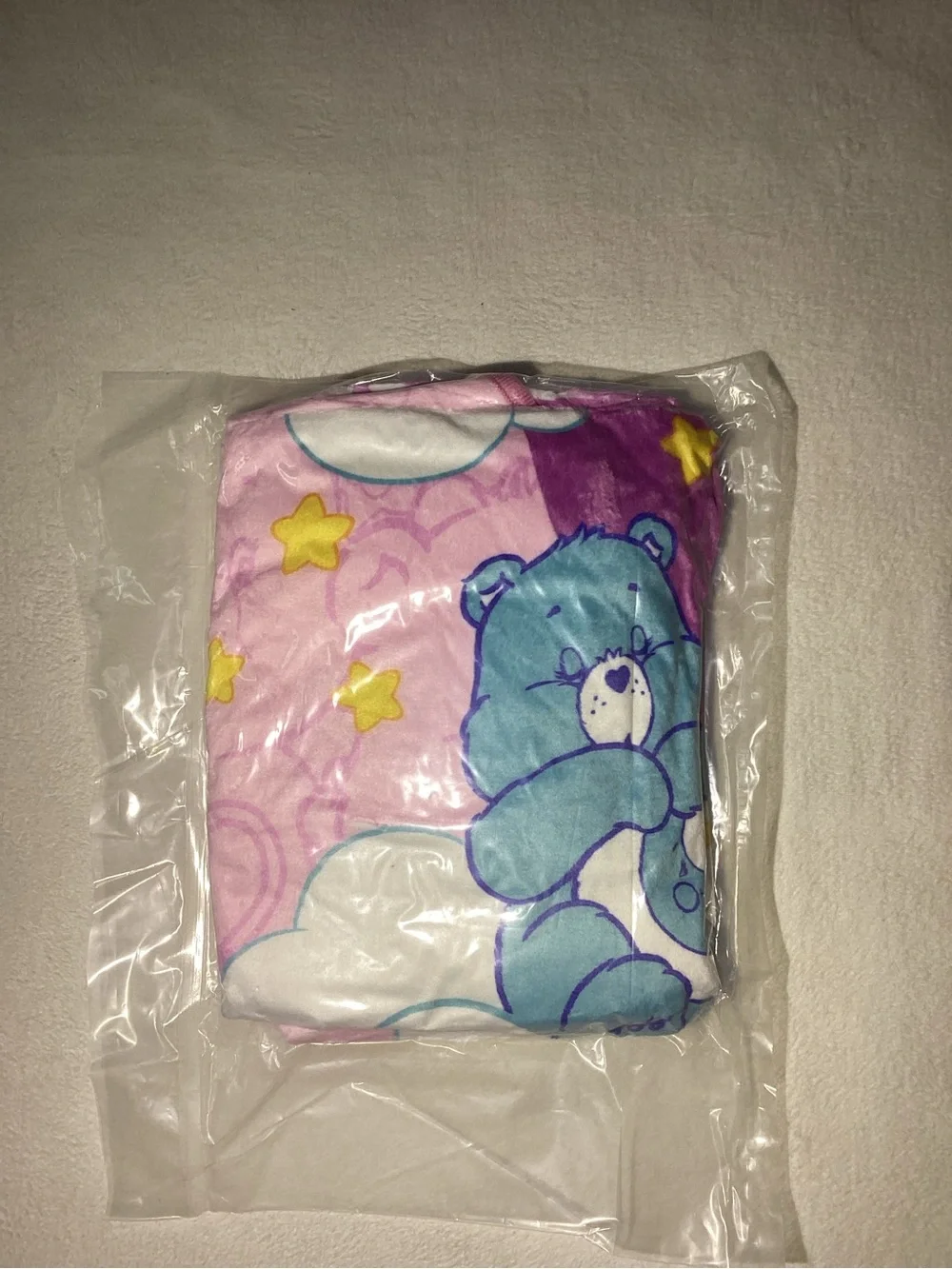 NIP SHEIN X Care Bears Pink Fleece Blanket 130x150